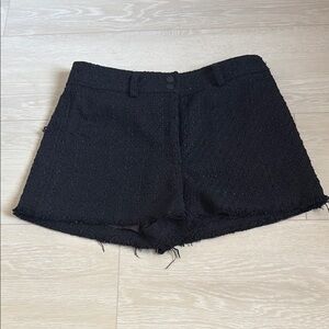 House of Harlow 1960 High Waist Black Tailored Shorts